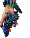 3D Printed Articulated Crystal Dragon Fidget Toy