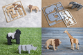 WildBuild 3D Animal Puzzle Set
